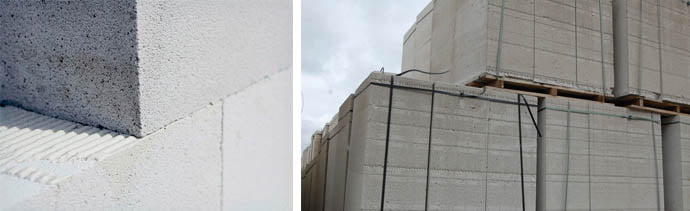 Блоки стеновые из легкого бетона