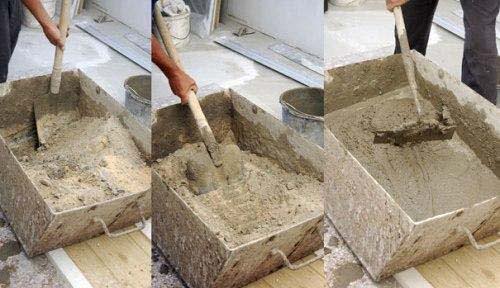 Приготовление бетонной смеси