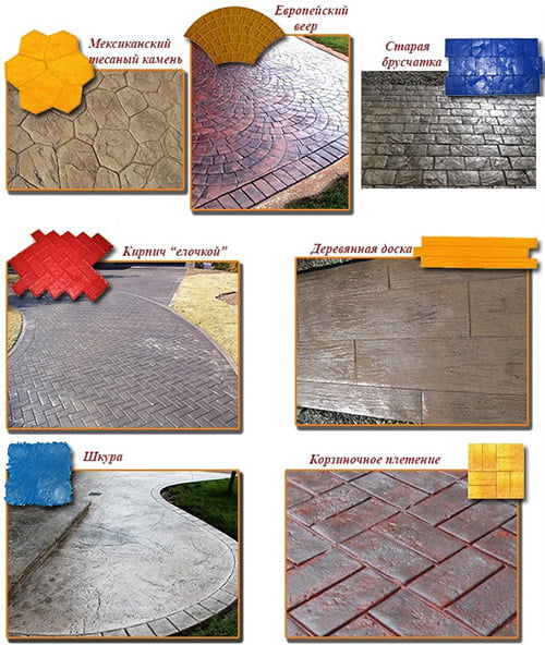 Разнообразие форм для бетона