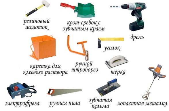 Инструменты для газобетона