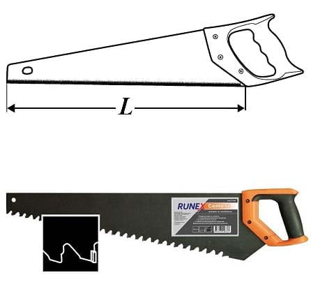 Схема ножовки
