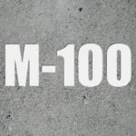 Бетонный раствор марки М100