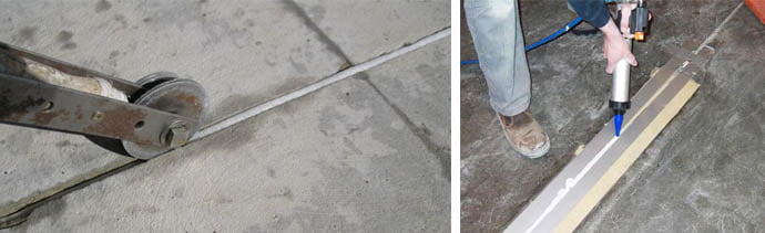 Разрезы в полу из бетона называются деформационными швами