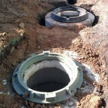 Строительство канализационного колодца из ЖБИ колец